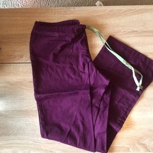 Maroon Scrub Pants